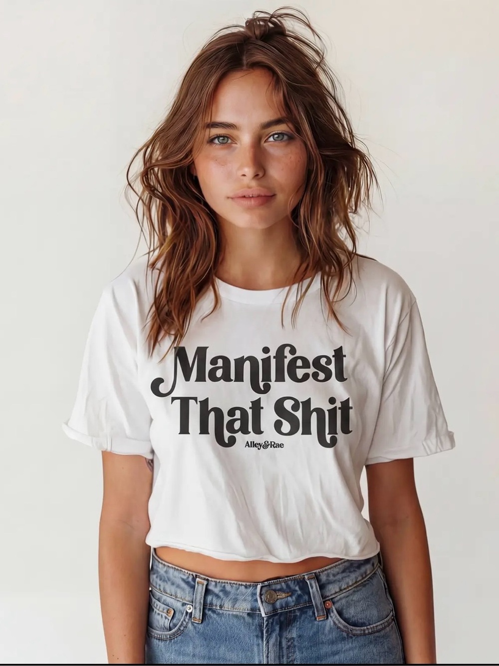 The Manifest That Sh*t Baddie Crop Top